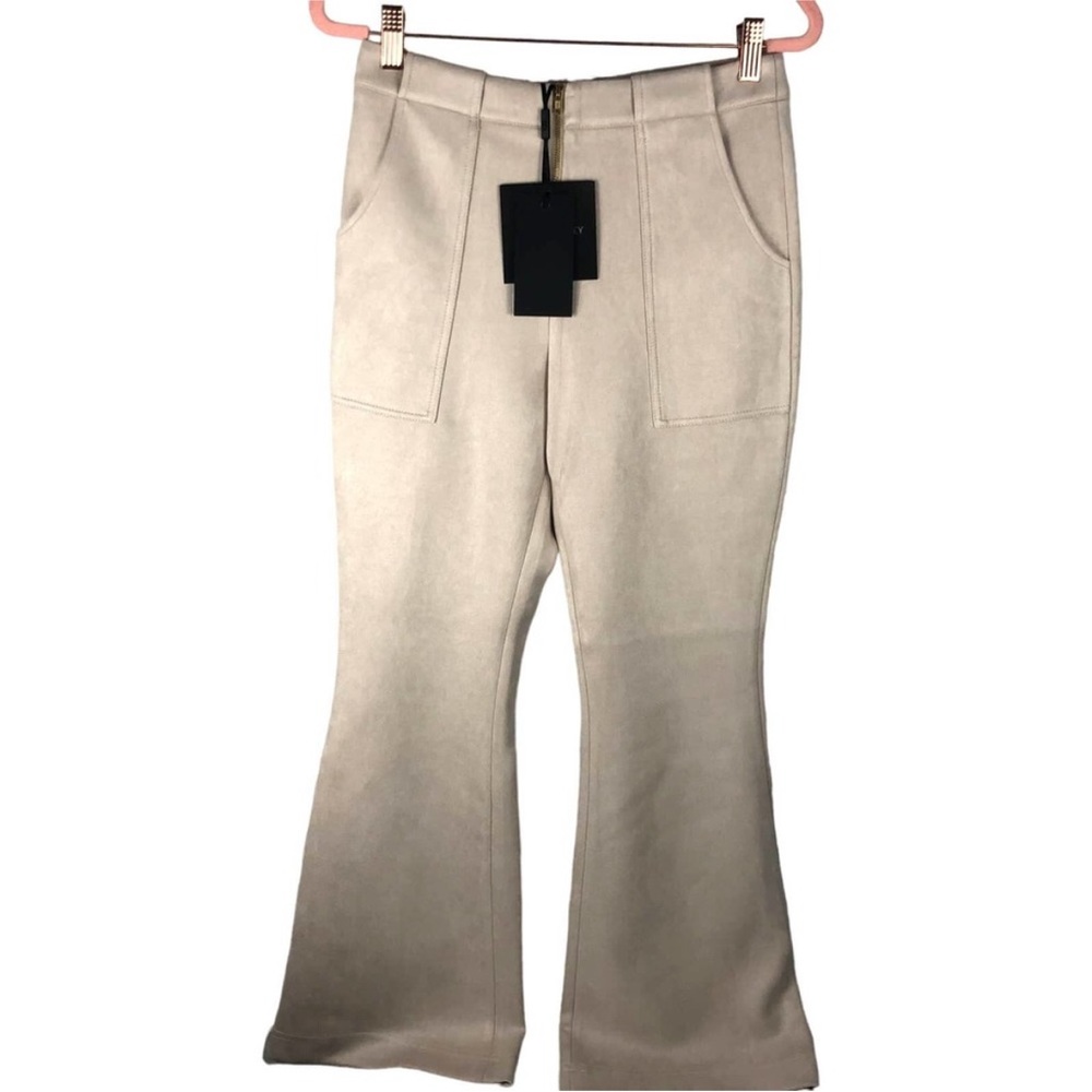 NWT Cynthia rowley bootcut pants in color stone. Size 6 - Picture 4 of 5